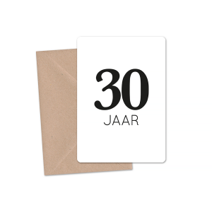 Kaart | '30 jaar'
