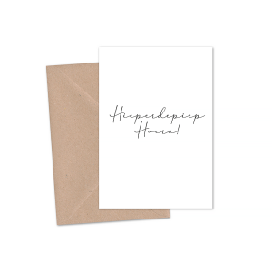 Kaart | 'Hieperdepiep Hoera!'