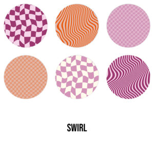 Onderzetters - Swirl - 6 stuks