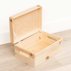 Alternative view of Houten Herinneringskist / Memorybox Sterren - Gepersonaliseerd - gravering
