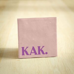 Tegeltje - KAK | Roze & Paars | 10x10cm