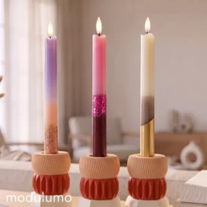 Noorderlichtjes LED-kaars voor Modulumo